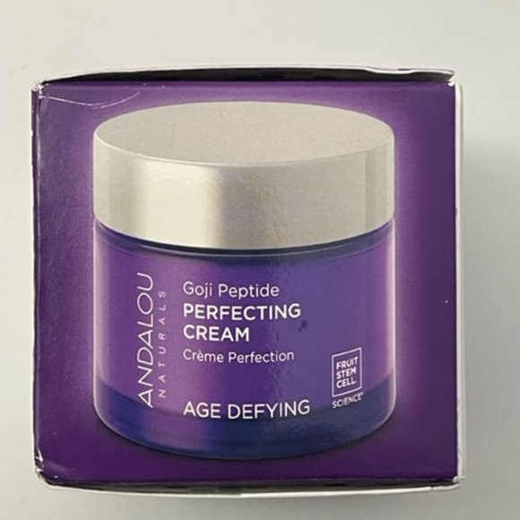 BNIB - Andalou Naturals Age Defying Goji Peptide Perfecting Facial Cream 50 g 1. - Picture 4 of 6